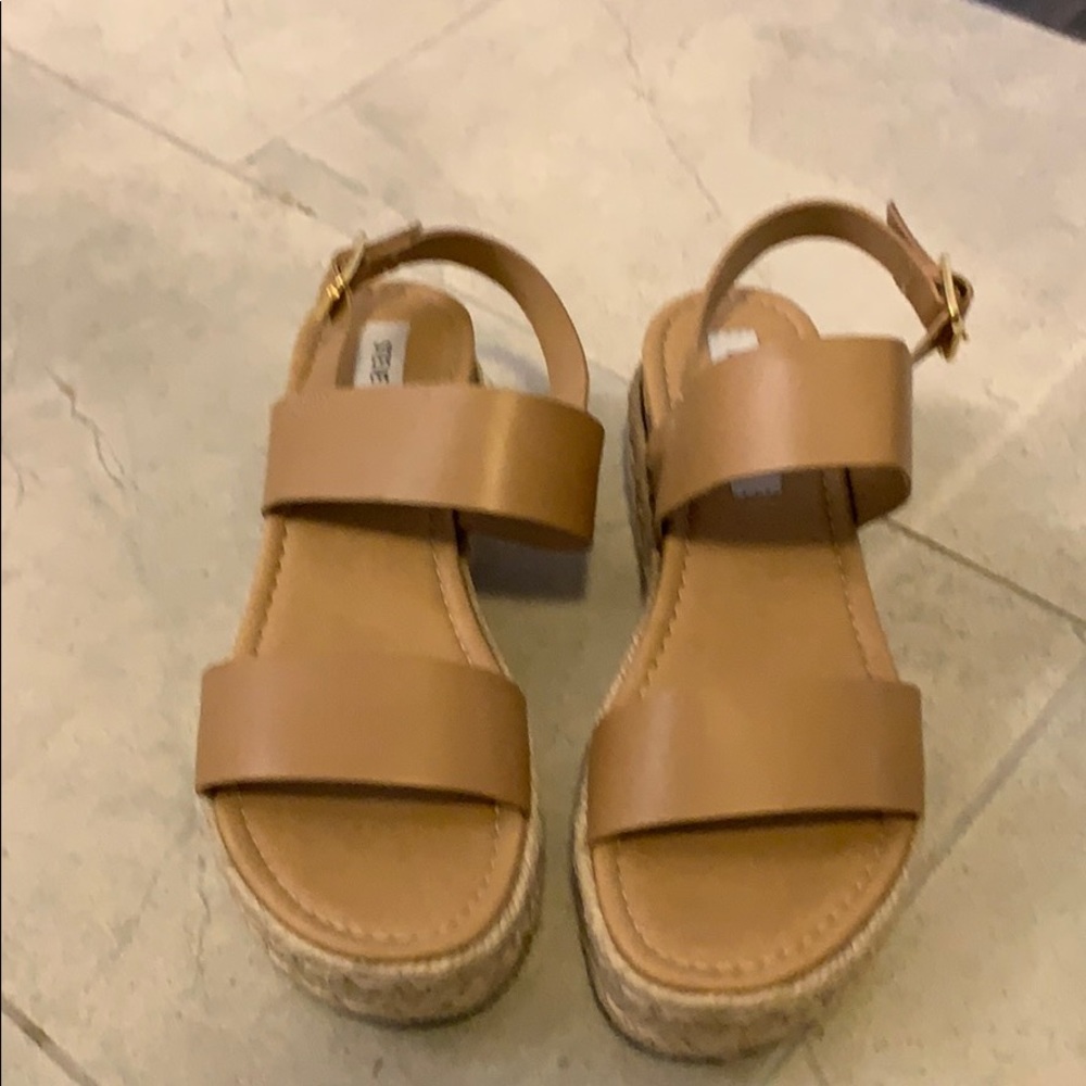 Steve Madden platform nuede wedge